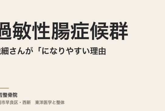 繊細さんが「過敏性腸症候群になりやすい理由」