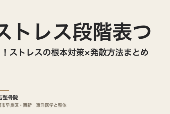 ストレス段階表つき！ストレスの根本対策×発散方法まとめ